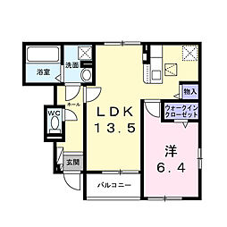 間取図画像 1LDK