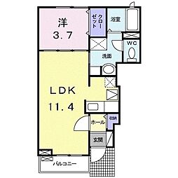間取図画像 1LDK