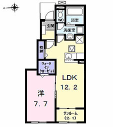 間取図画像 1LDK