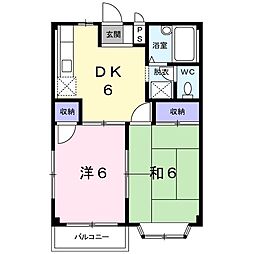 間取図画像 2DK