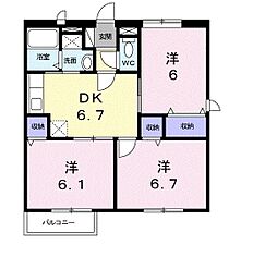 メゾン・サンライズ 3DKの間取図画像