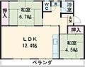 鍋屋上野住宅9号棟2階5.0万円