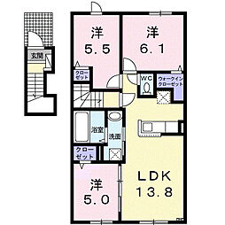ネオ グレイスIII 3LDKの間取図画像