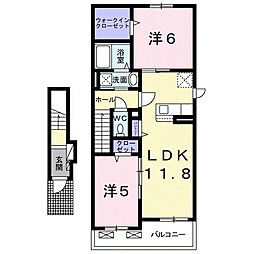 Dream MR 2LDKの間取図画像