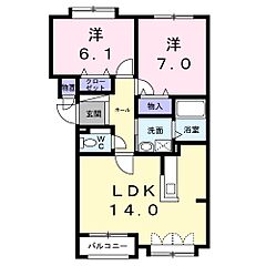 物件の間取り