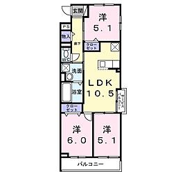 サンプレイス ザ・サード 3LDKの間取図画像