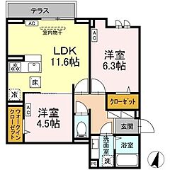 物件の間取り