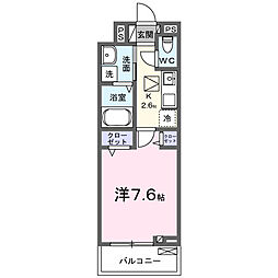 水口町秋葉アパート(028647401) 1Kの間取図画像