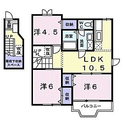 グリーンティエラA 3LDKの間取図画像