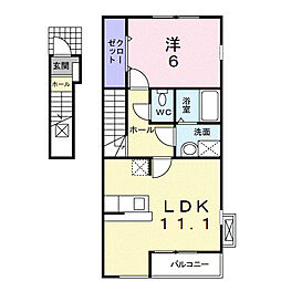 間取図画像 1LDK