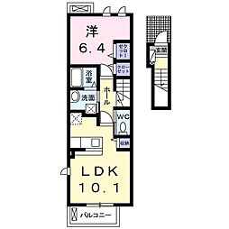 サニー・ガーデンE 1LDKの間取図画像