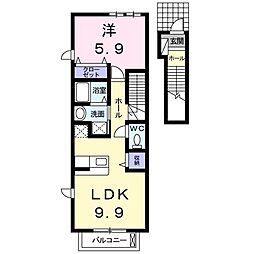 間取図画像 1LDK