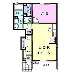 間取図画像 1LDK