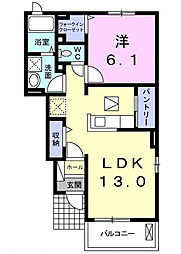 間取図画像 1LDK