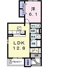 間取図画像 1LDK