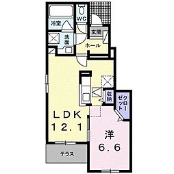 間取図画像 1LDK