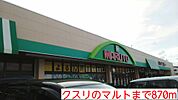 【ドラッグストア】クスリのマルトまで870ｍ
