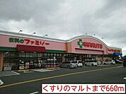 【ドラッグストア】くすりのマルトまで660ｍ