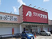 【ドラッグストア】クスリのアオキ赤田店まで1000ｍ