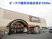 【スーパー】オークワ橿原坊城店様まで550ｍ
