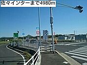 佐々インターまで4980ｍ