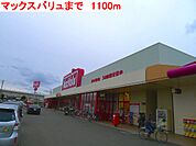 【スーパー】マックスバリュまで1100ｍ