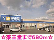 【ドラッグストア】薬王堂まで680ｍ
