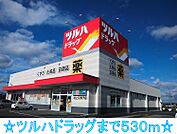 【ドラッグストア】ツルハドラッグまで530ｍ