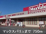 【スーパー】マックスバリュまで750ｍ