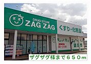 【ドラッグストア】ザグザグ様まで650ｍ
