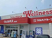 【ドラッグストア】ウェルネス東伯店まで2300ｍ