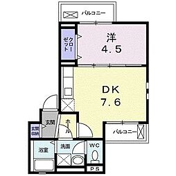 間取図画像 1DK