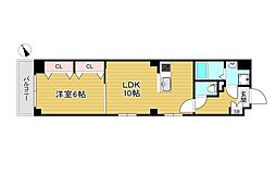 ＳＤグランツ三川口 3階1LDKの間取り