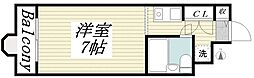 メゾン・ド・エティック ワンルームの間取図画像