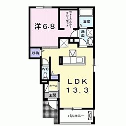 間取図画像 1LDK