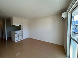 ルーラル諏訪　B棟 201 2階1LDKのリビング/ダイニング