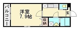 間取図画像 1K