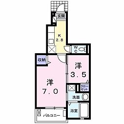 YAMATO4 1SKの間取図画像