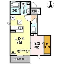 間取図画像 1LDK