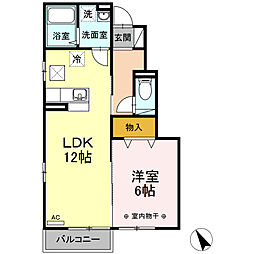 間取図画像 1LDK