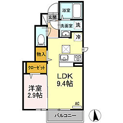 間取図画像 1LDK