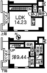 イ・メゾン麹屋 2階1LDKの間取り
