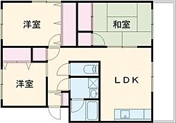 ルネスみなと 3LDKの間取図画像
