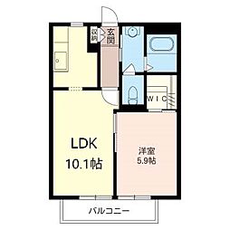 間取図画像 1LDK