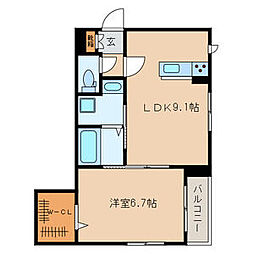 間取図画像 1LDK