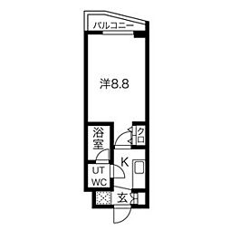スパシエスタイル練馬春日町 1Kの間取図画像