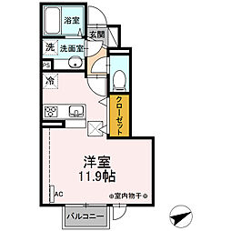 間取図画像 ワンルーム
