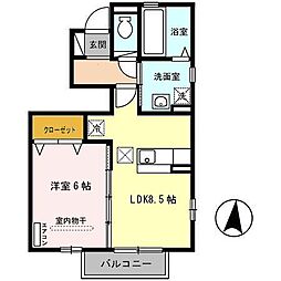 間取図画像 1LDK