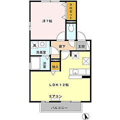 物件の間取り