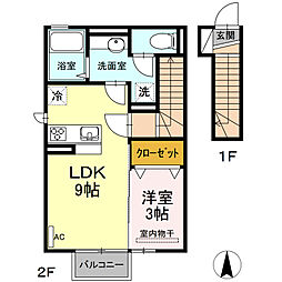 間取図画像 1LDK